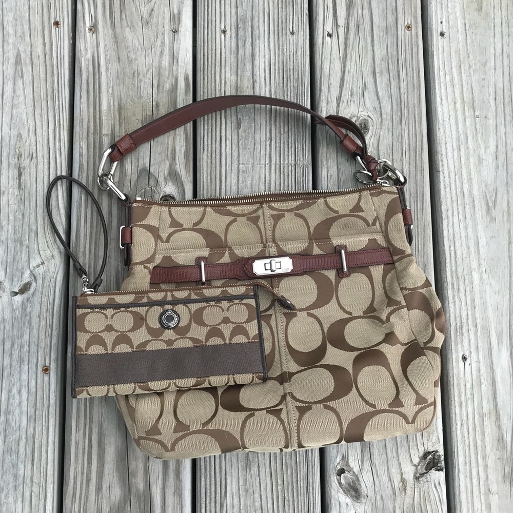 NWOT Perfect condition Coach purse and clutch